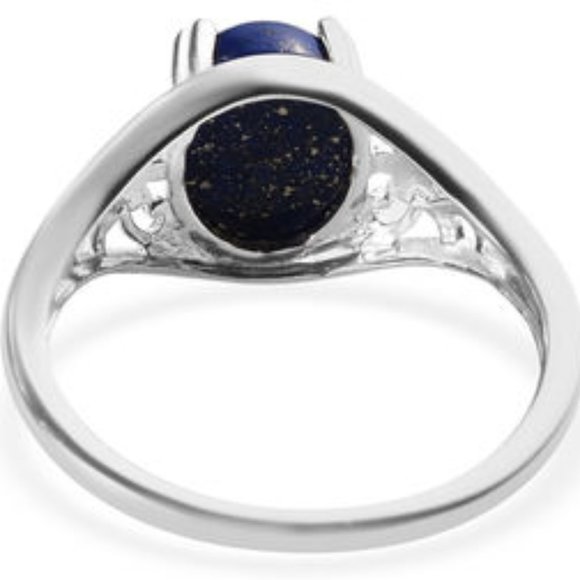 Sterling Silver Lapis Ring - Picture 3 of 4